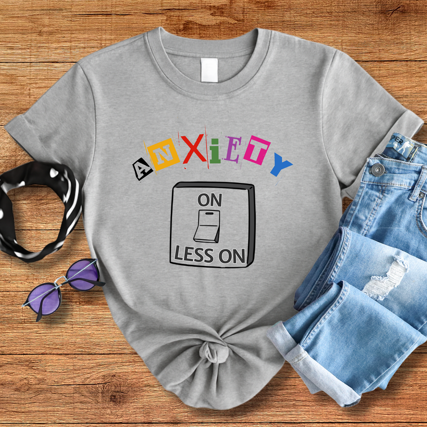 Anxiety On/Less On Tee