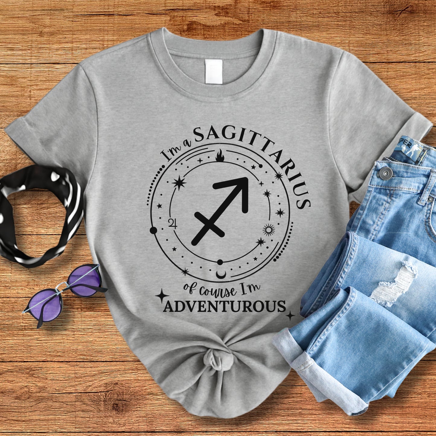 Adventurous Sagittarius Tee