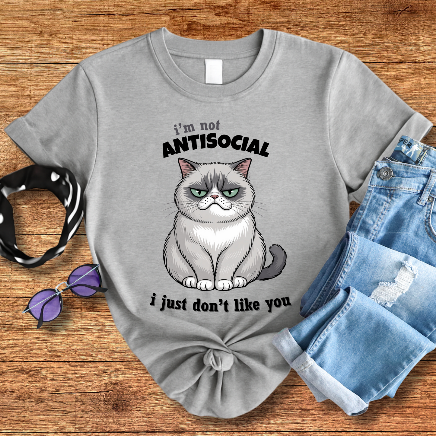 Not Antisocial, Just Honest Tee