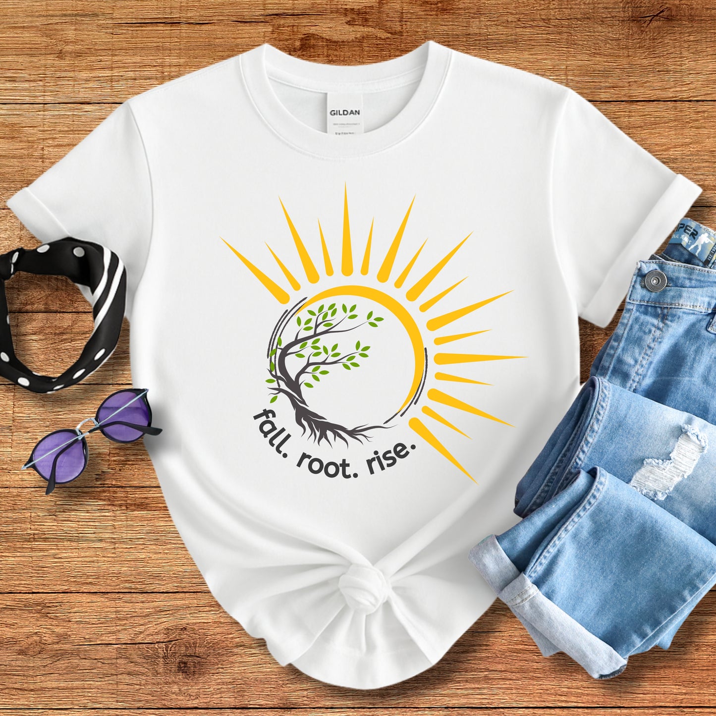 Fall. Root. Rise. Tee