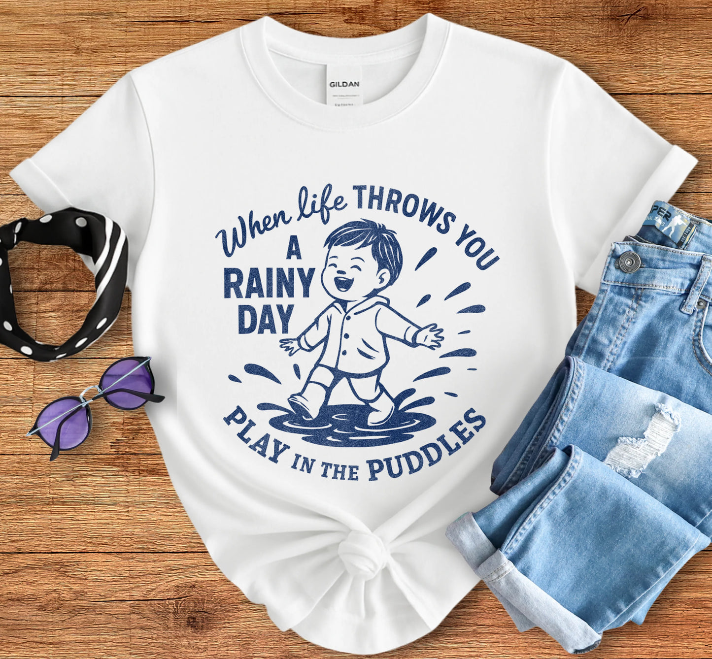 Play In The Puddles Tee