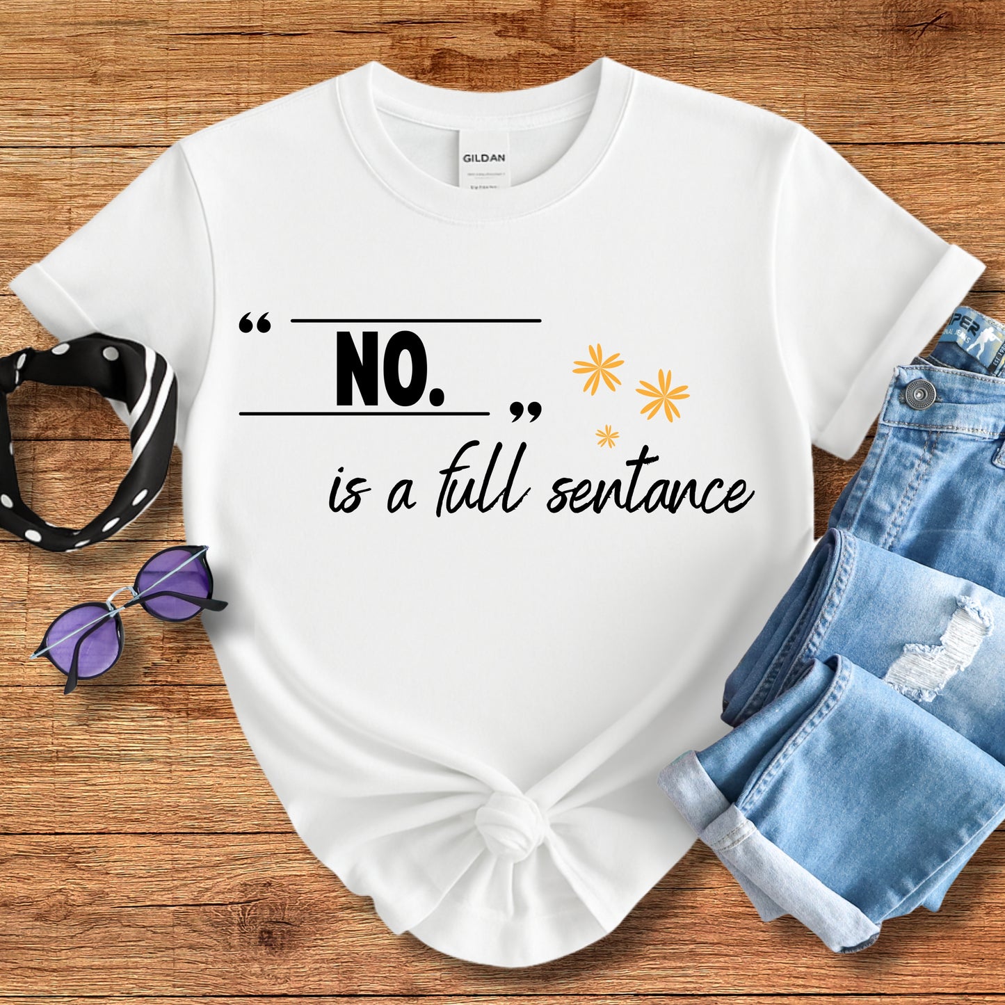 “No.“ Tee