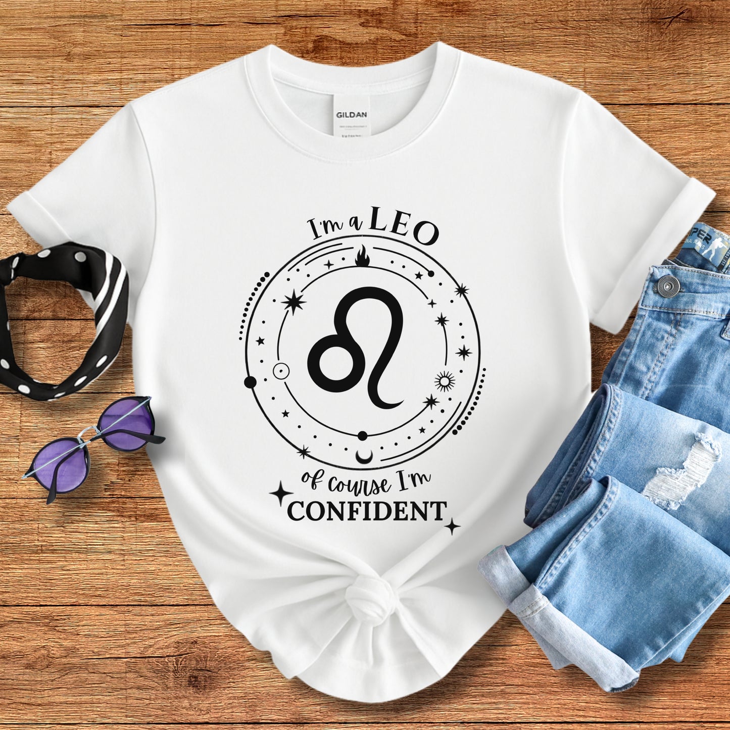 Confident Leo Tee