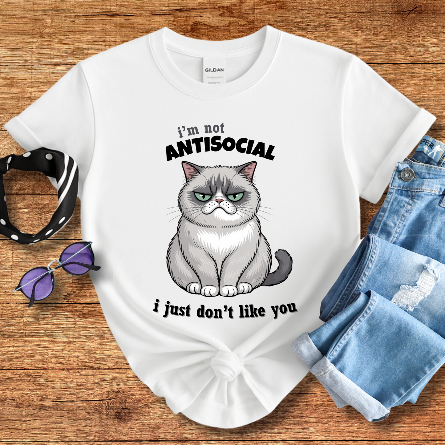 Not Antisocial, Just Honest Tee
