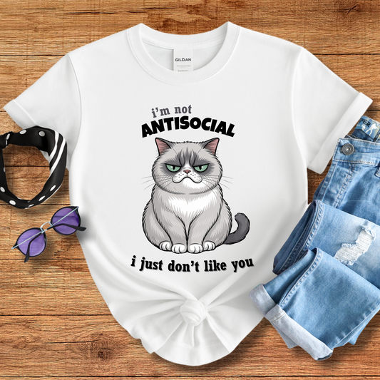 Not Antisocial, Just Honest Tee