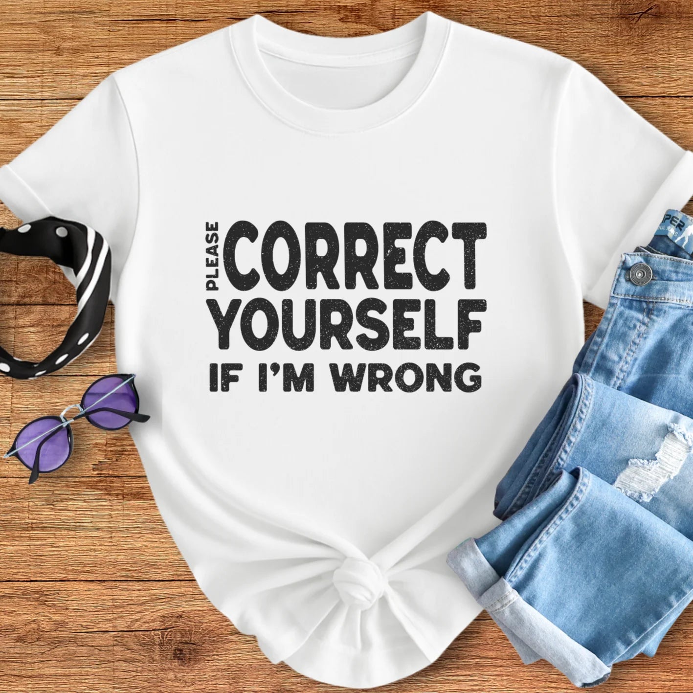 Correct Yourself Tee