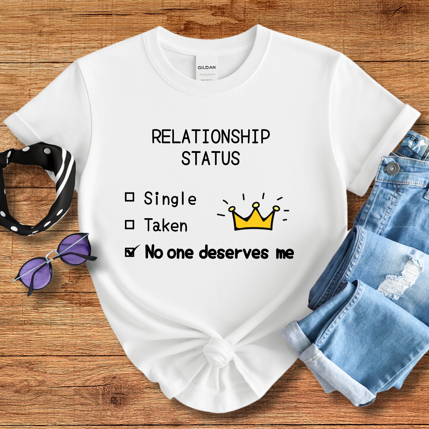 No One Deserves Me Tee