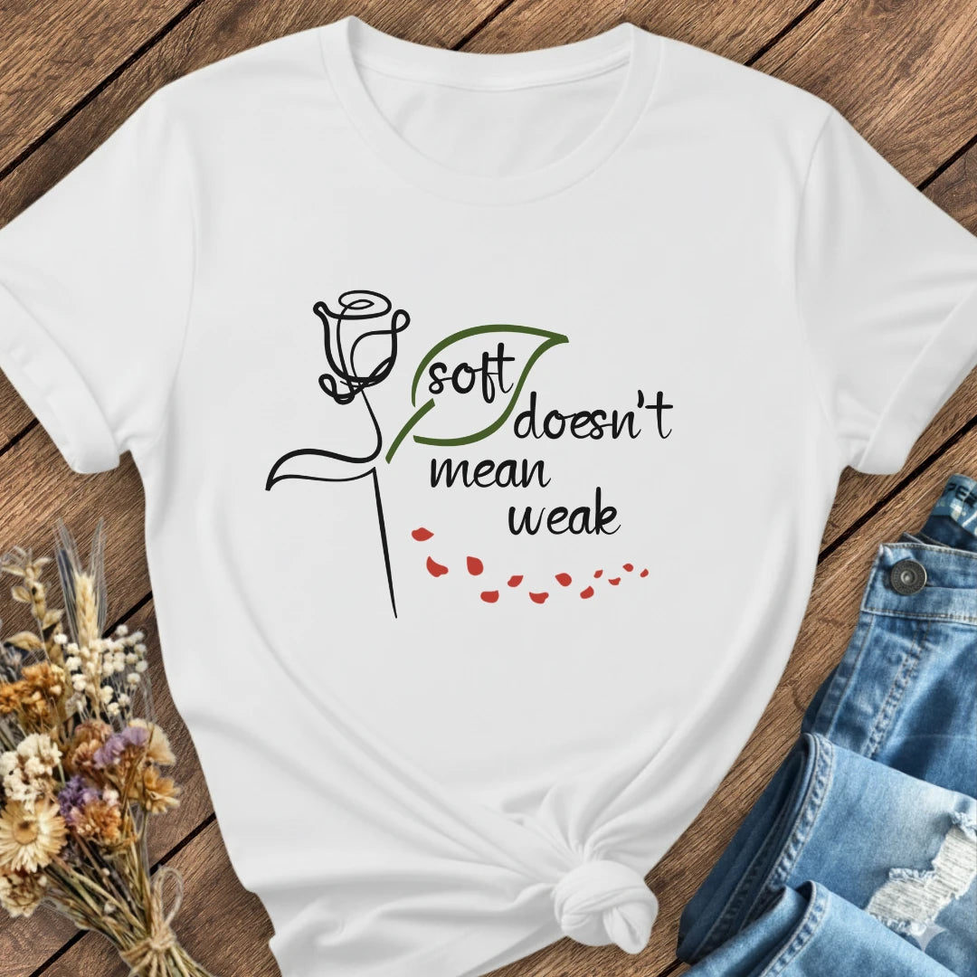 Soft Doesn't Mean Weak Tee