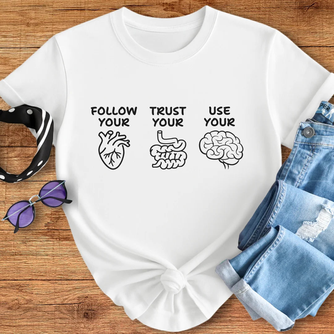 Heart Gut Brain Tee